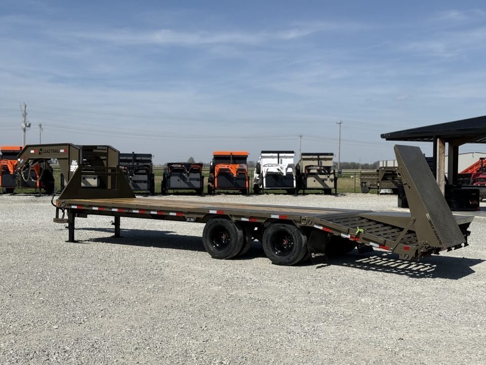 2027 Load Trail GP 102X25 GOOSENECK W/MAX RAMPS AND 14 PLYS 25.9K GVWR Flatbed Trailer