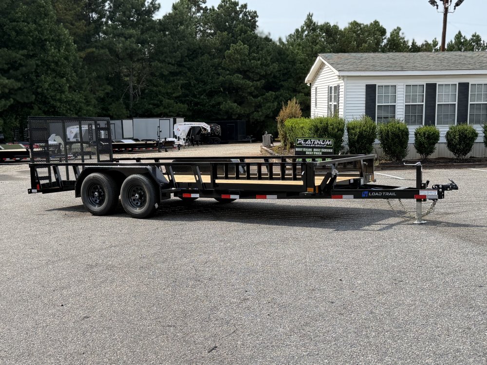 2026 Load Trail UE 83X18 TANDEM AXLE W/2' DOVE TAIL AND 4' FOLDING GATE 9990K GVWR Utility Trailer