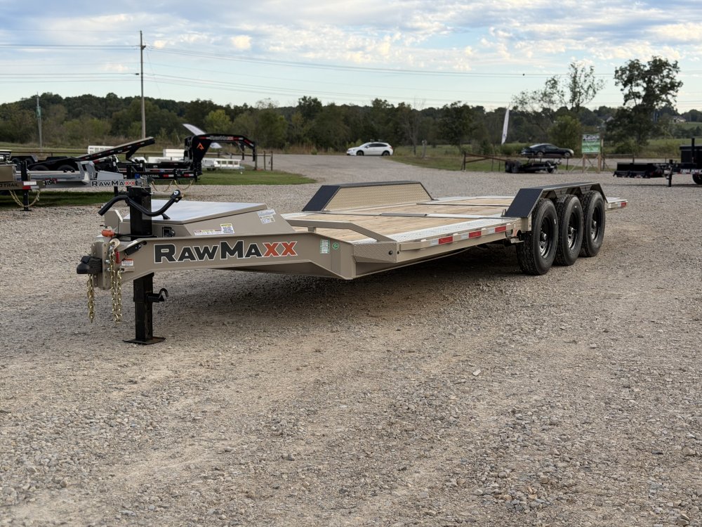 2027 102X26 G3X RAWMAXX / WINCH PLATE / TOOLBOX / 14 PLY TIRES / TILT / 21K GVWR / EQUIPMENT TILT TR