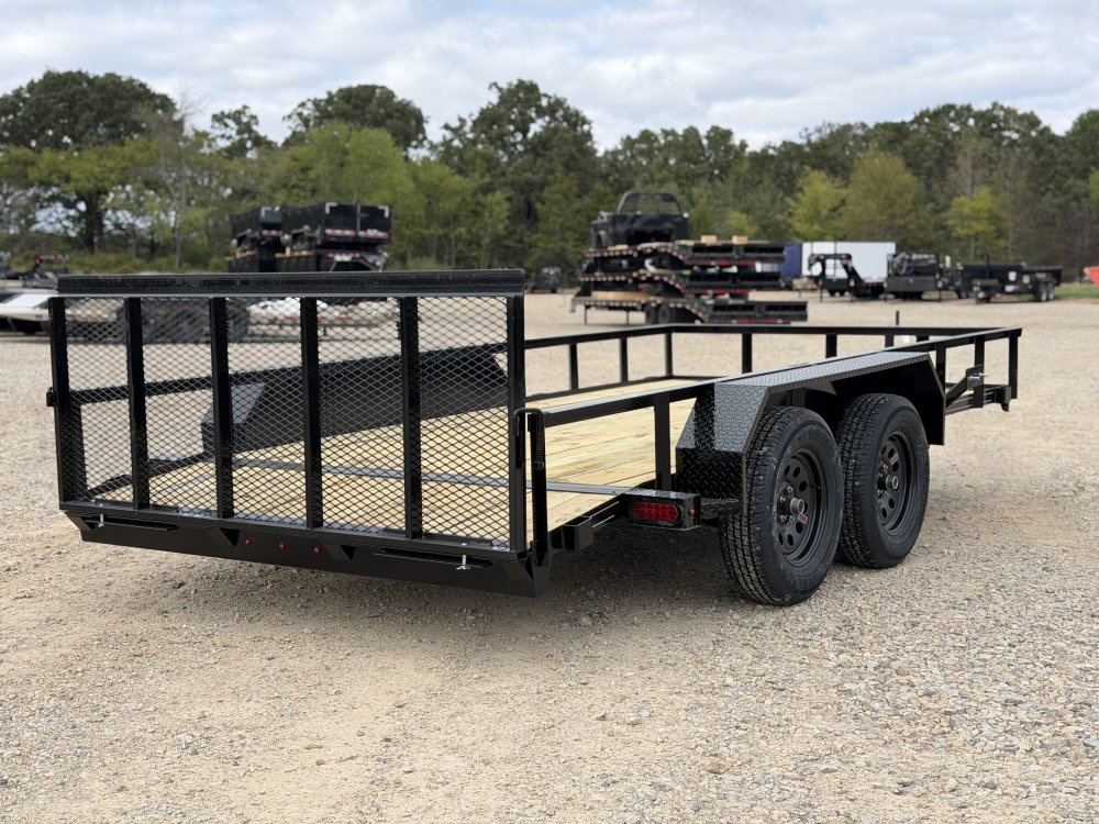 2027 77X14 UT MEB / 30" GATE / 6.9K GVWR / DOVE TAIL / BRAKE AXLE / UTILITY TRAILER