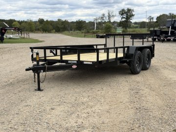 2027 77X14 UT MEB / 30" GATE / 6.9K GVWR / DOVE TAIL / BRAKE AXLE / UTILITY TRAILER