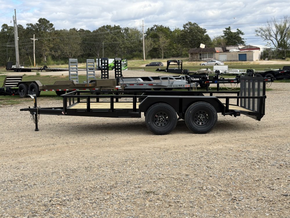 2027 77X14 UT MEB / 30" GATE / 6.9K GVWR / DOVE TAIL / BRAKE AXLE / UTILITY TRAILER
