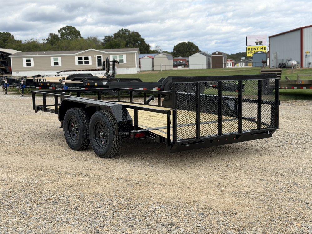 2027 77X14 UT MEB / 30" GATE / 6.9K GVWR / DOVE TAIL / BRAKE AXLE / UTILITY TRAILER