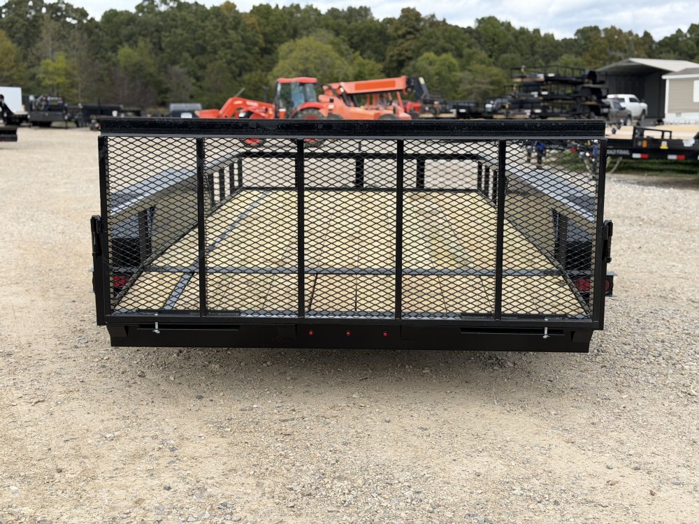 2027 77X14 UT MEB / 30" GATE / 6.9K GVWR / DOVE TAIL / BRAKE AXLE / UTILITY TRAILER