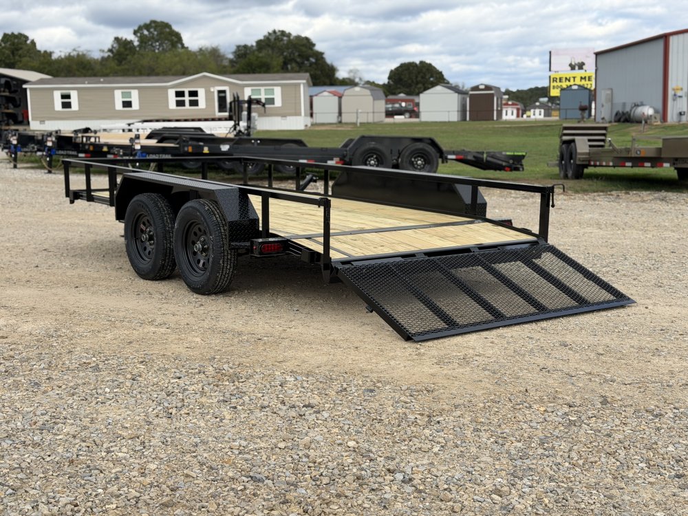 2027 77X14 UT MEB / 30" GATE / 6.9K GVWR / DOVE TAIL / BRAKE AXLE / UTILITY TRAILER