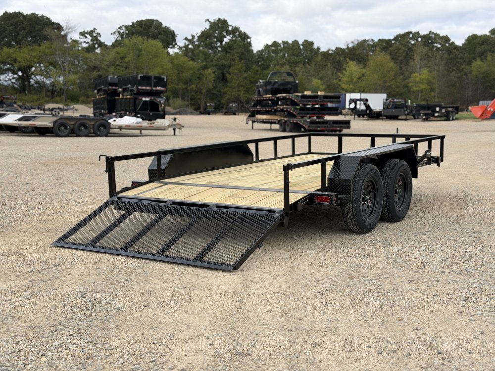 2027 77X14 UT MEB / 30" GATE / 6.9K GVWR / DOVE TAIL / BRAKE AXLE / UTILITY TRAILER