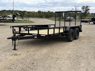 2027 77X14 UT MEB / 48" GATE / 6.9K GVWR / BRAKE AXLE / UTILITY TRAILER
