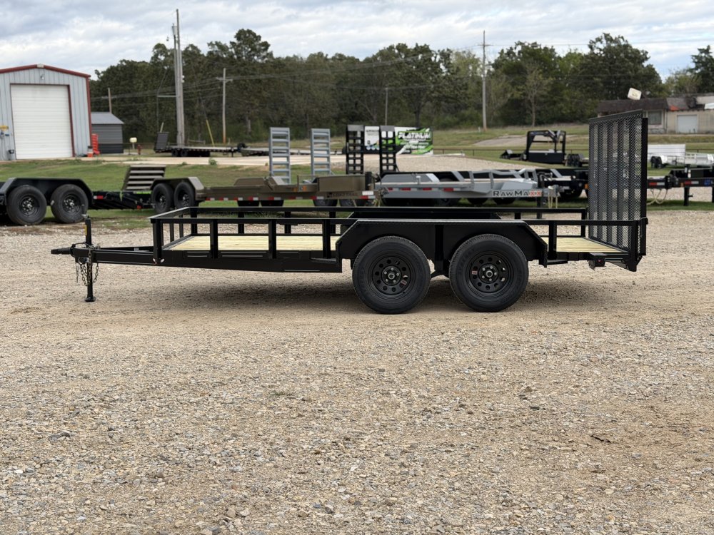 2027 77X14 UT MEB / 48" GATE / 6.9K GVWR / BRAKE AXLE / UTILITY TRAILER