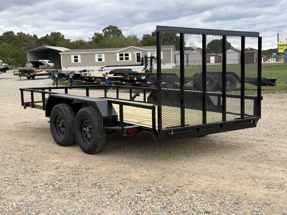 2027 77X14 UT MEB / 48" GATE / 6.9K GVWR / BRAKE AXLE / UTILITY TRAILER