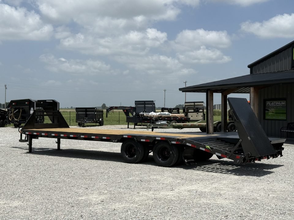 2026 Load Trail GP 102X30 GOOSENECK W/MAX RAMPS AND 14 PLY TIRES 24K GVWR Flatbed Trailer