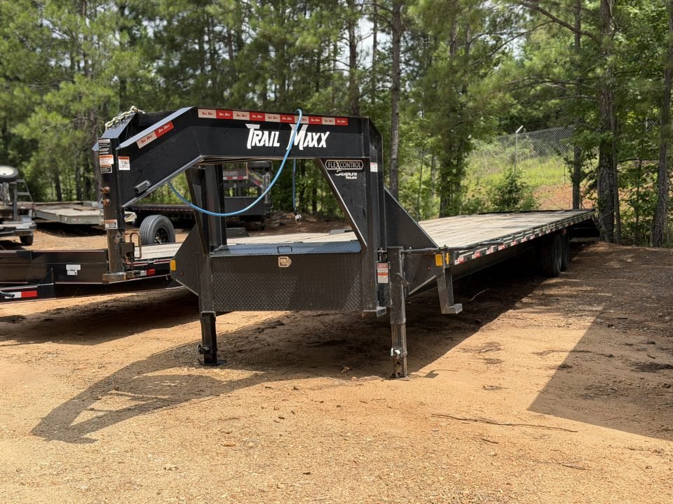 2025 Trail Maxx 102X40 GOOSENECK WITH MAX RAMPS 14K GVWR Deckover Trailer