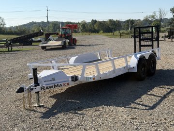 2027 83X16 UTX RAWMAXX / HD SPLIT GATE / 16" OC / 4 D-RINGS / BRAKE AXLES / 10K GVWR /