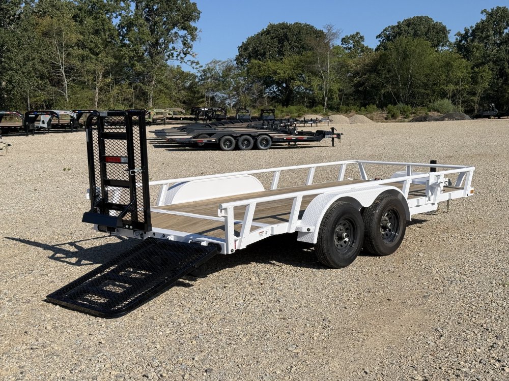 2027 83X16 UTX RAWMAXX / HD SPLIT GATE / 16" OC / 4 D-RINGS / BRAKE AXLES / 10K GVWR /
