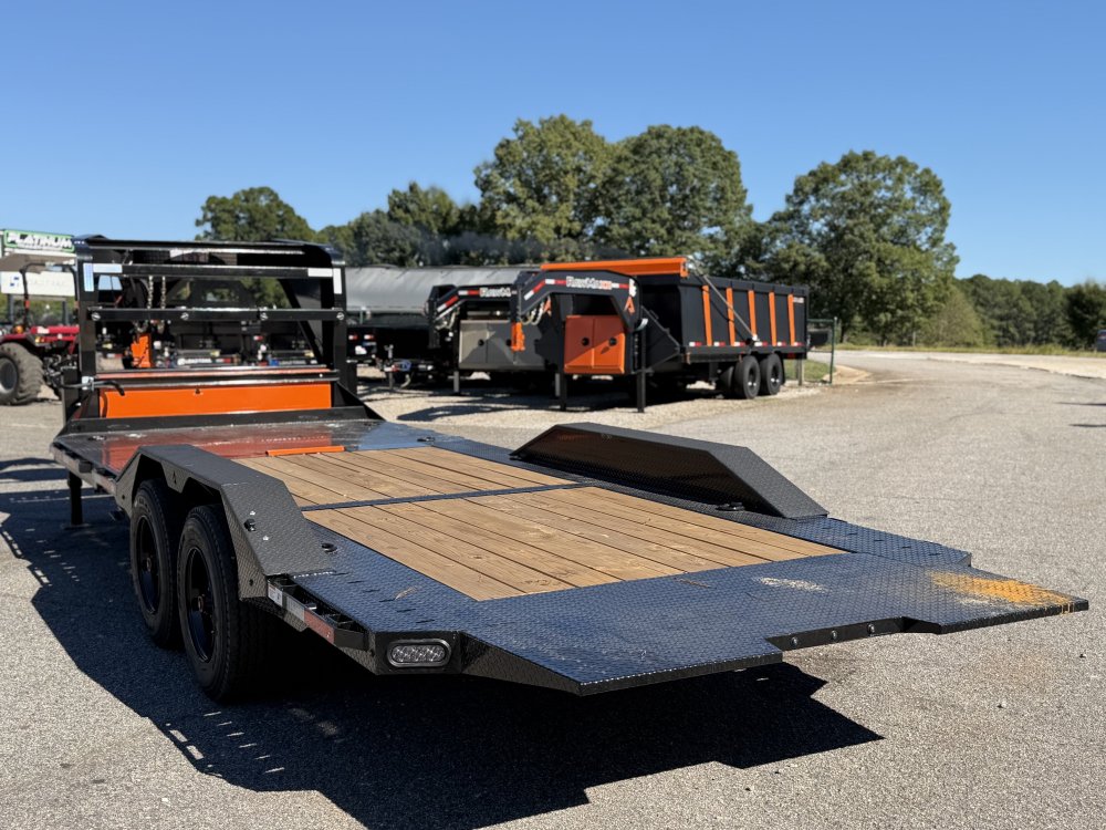 2027 102X22 GTX RAWMAXX GOOSENECK/ TILT DECK / CHAIN RACK / WINCH PLATE / 18 PLY / 24K GVWR