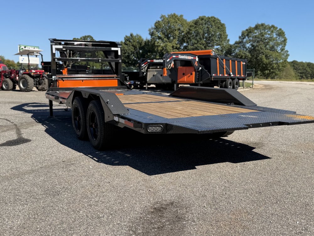 2027 102X22 GTX RAWMAXX GOOSENECK/ TILT DECK / CHAIN RACK / WINCH PLATE / 18 PLY / 24K GVWR