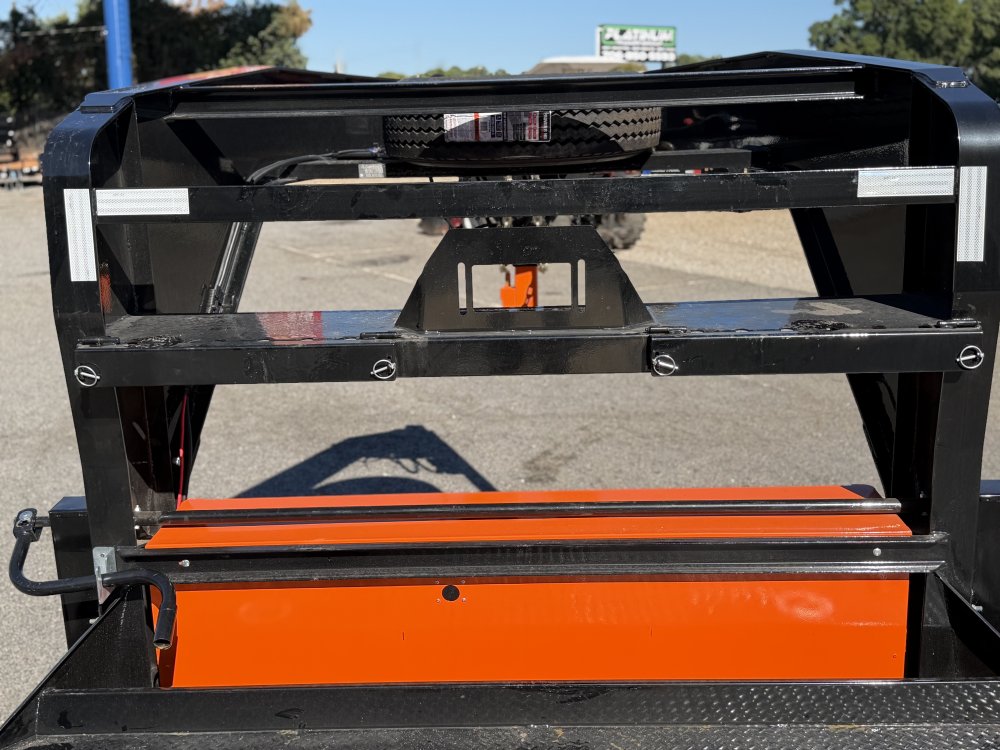 2027 102X22 GTX RAWMAXX GOOSENECK/ TILT DECK / CHAIN RACK / WINCH PLATE / 18 PLY / 24K GVWR