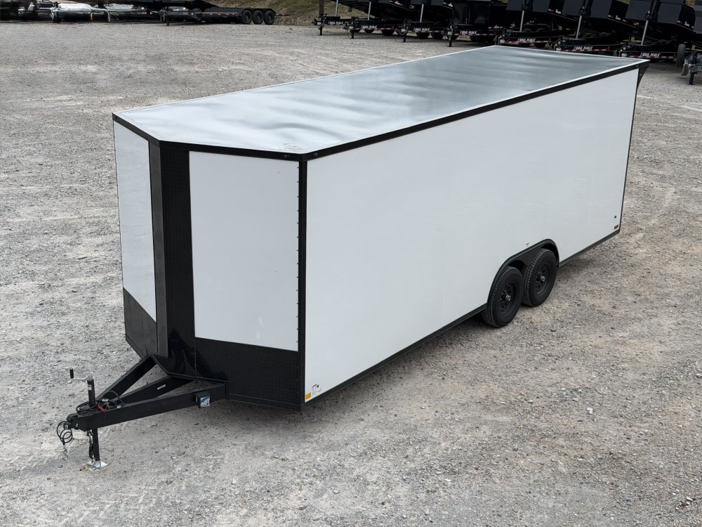 2027 SAWYER 8.5X24X7'6" W/6K TORSION AXLES, ONE PIECE THERMOPLY ROOF, SCREWLESS EXTERIOR, AND REAR S