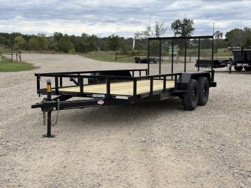 2027 77X16 UT MEB / 48" GATE / 6.9K GVWR / BRAKE AXLE / UTILITY TRAILER