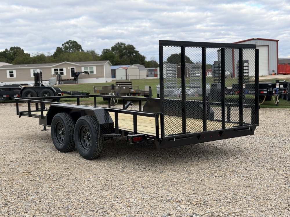 2027 77X16 UT MEB / 48" GATE / 6.9K GVWR / BRAKE AXLE / UTILITY TRAILER