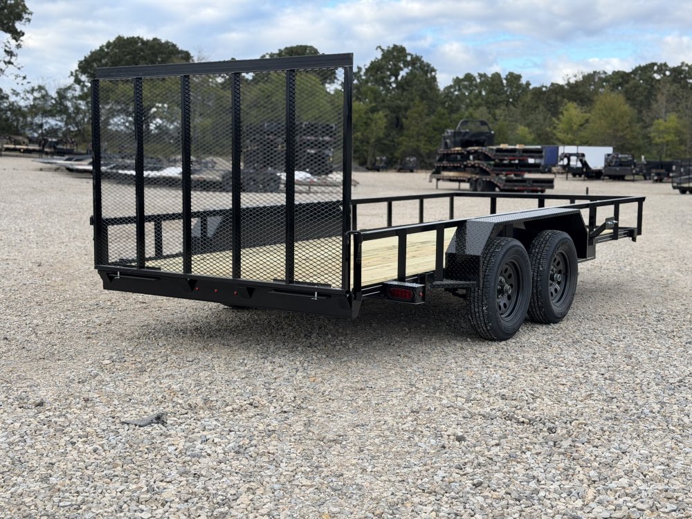 2027 77X16 UT MEB / 48" GATE / 6.9K GVWR / BRAKE AXLE / UTILITY TRAILER
