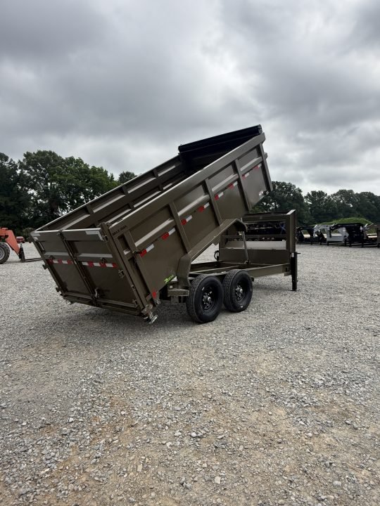 2026 Load Trail DG 83X14 4' WALLS Dump Trailer W/RAMPS, TARP, SPREAD GATE, 7 GAUGE FLOORS, TELESCOPI