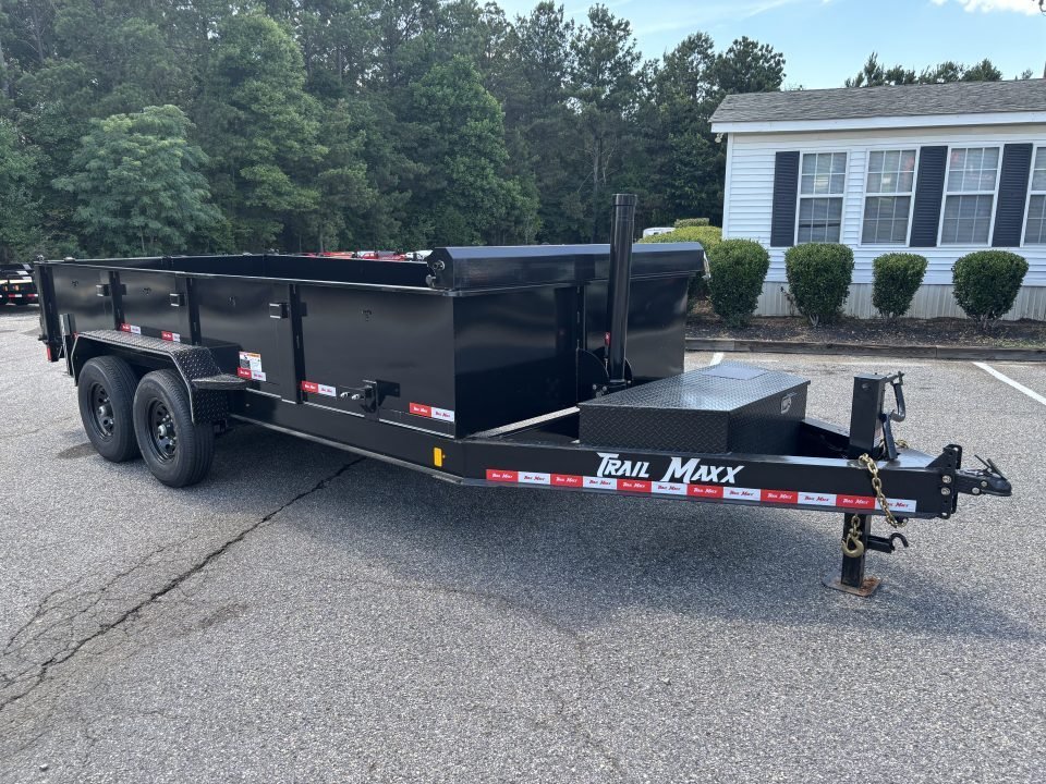 2026 Trail Maxx 83x16x2 TELESCOPIC CYLINDER 14K GVWR Dump Trailer