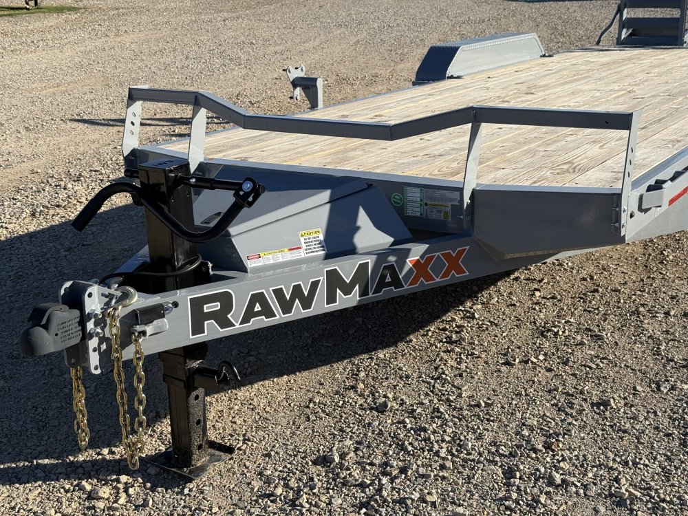 2026 83x22 ECX RAWMAXX / STAND UP RAMPS / TOOL BOX / RAIL GUARD / 14K GVWR /