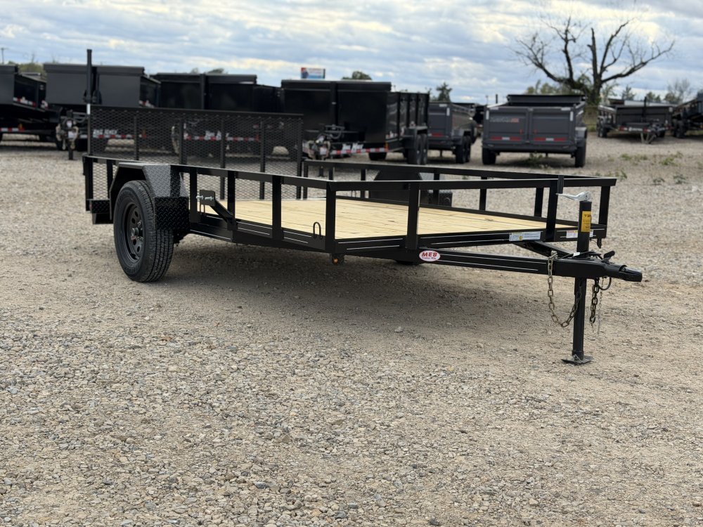 2027 77X12 UT MEB / 30" GATE / 2.9K GVWR / DOVE TAIL / UTILITY TRAILER