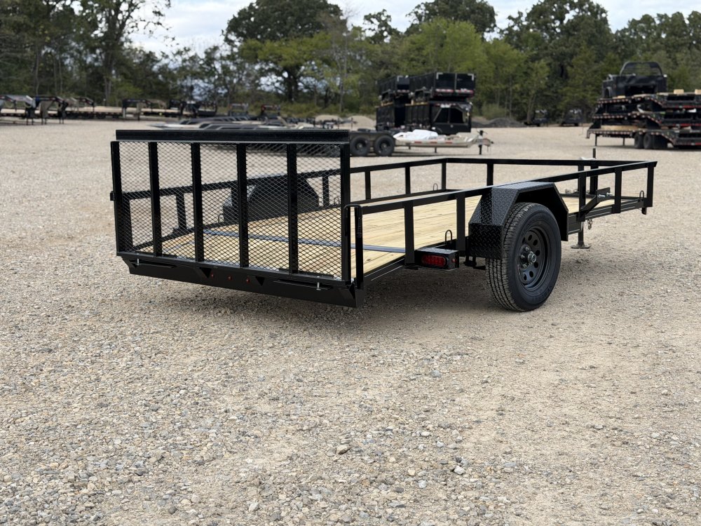 2027 77X12 UT MEB / 30" GATE / 2.9K GVWR / DOVE TAIL / UTILITY TRAILER