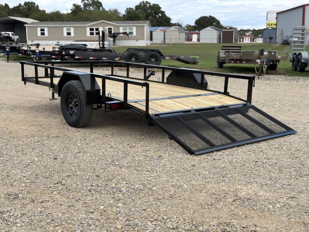 2027 77X12 UT MEB / 30" GATE / 2.9K GVWR / DOVE TAIL / UTILITY TRAILER