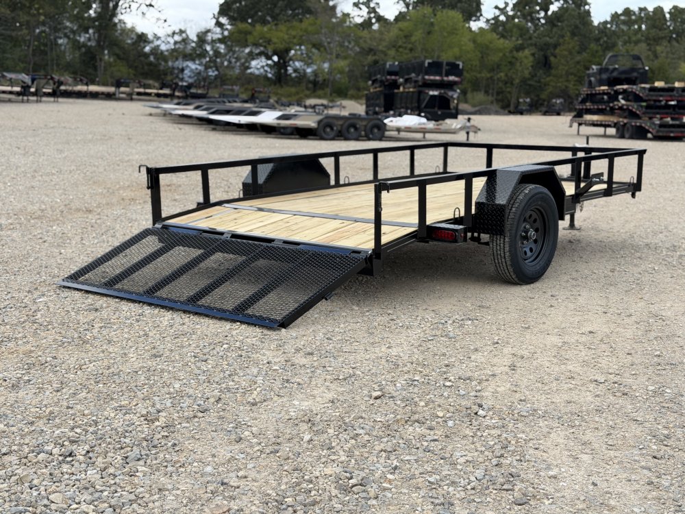 2027 77X12 UT MEB / 30" GATE / 2.9K GVWR / DOVE TAIL / UTILITY TRAILER