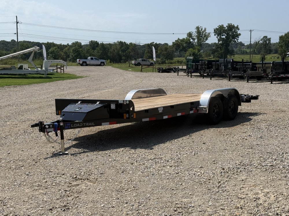 83X18 CH LOAD TRAIL / BRAKE AXLE / SLIDE-IN RAMPS / SPORT BOX / 7K GVWR /