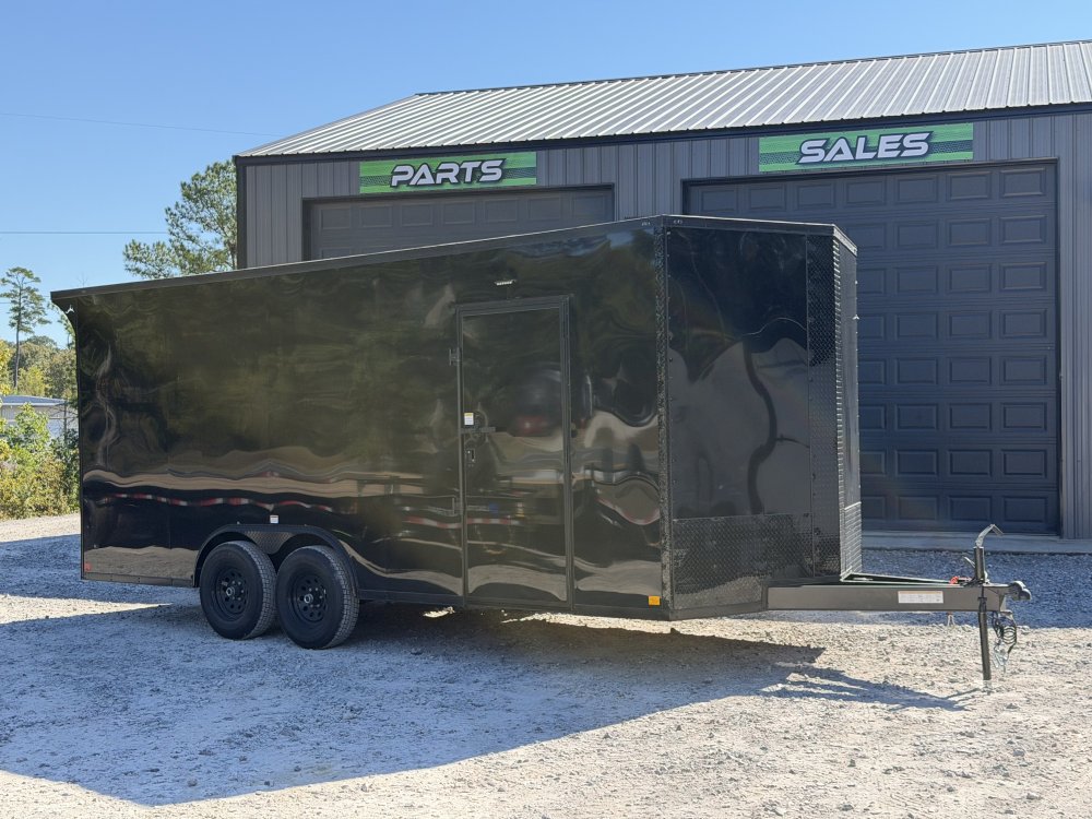 2027 SAWYER 8.5X20X7'6" W/6K TORSION AXLES, ONE PIECE THERMOPLY ROOF, SCREWLESS EXTERIOR, AND REAR S