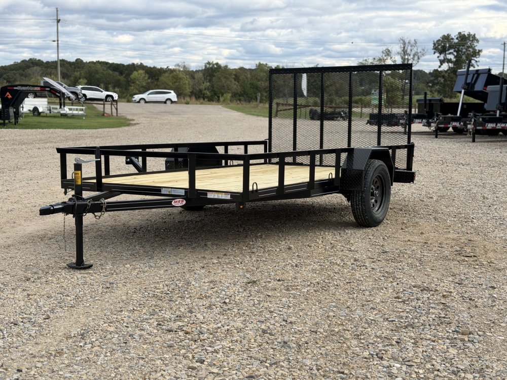 2027 77X12 UT MEB / 48" GATE / 2.9K GVWR / UTILITY TRAILER