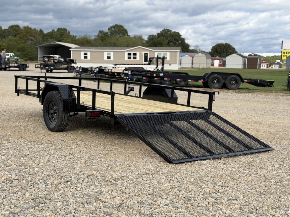 2027 77X12 UT MEB / 48" GATE / 2.9K GVWR / UTILITY TRAILER