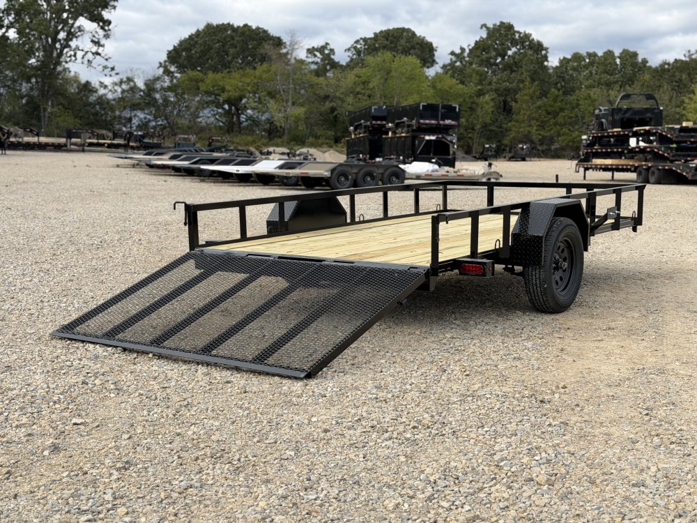 2027 77X12 UT MEB / 48" GATE / 2.9K GVWR / UTILITY TRAILER