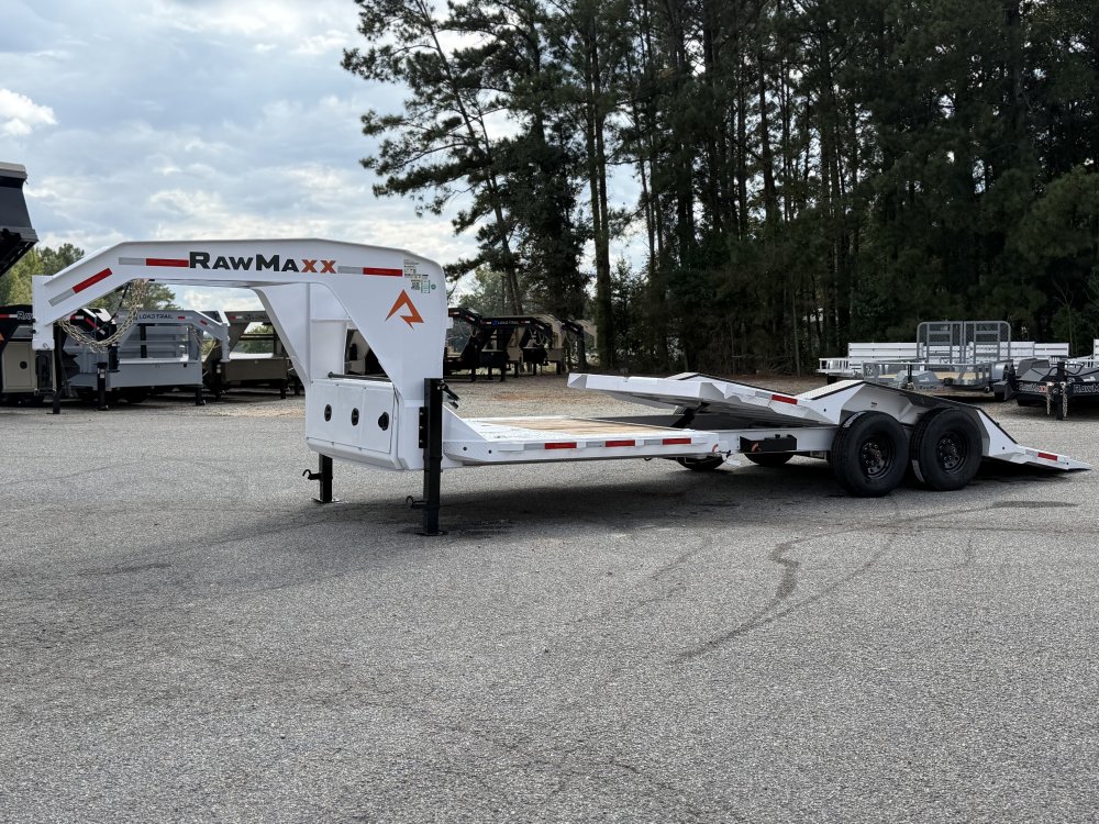 2026 102X24 GTX RAWMAXX / TILT DECK / CHAIN RACK / WINCH PLATE / 14 PLY / 16K GVWR /