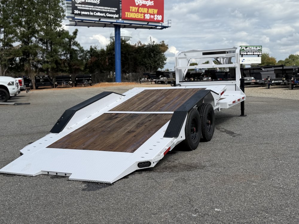 2026 102X24 GTX RAWMAXX / TILT DECK / CHAIN RACK / WINCH PLATE / 14 PLY / 16K GVWR /