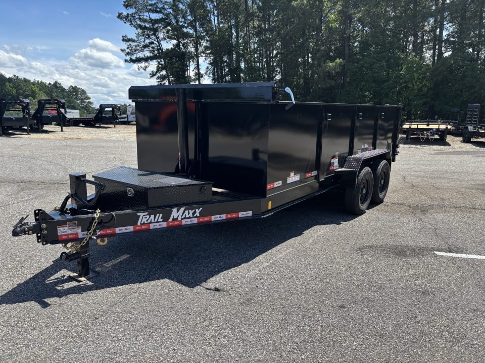 2026 Trail Maxx 83x16x3 TELESCOPIC CYLINDER 14K GVWR HIGH SIDE Dump Trailer