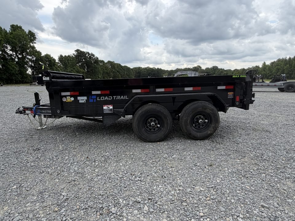 2026 Load Trail 72X12 DE Dump Trailer W/18 INCH SIDES, RAMPS, TARP, SPREAD GATES, 5200 POUND AXLES,