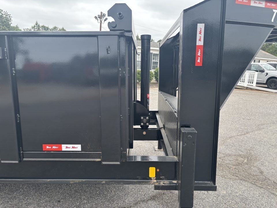 2026 Trail Maxx 83x16X3 TELESCOPIC CYLINDER 14K GVWR GOOSENECK HIGH SIDE Dump Trailer
