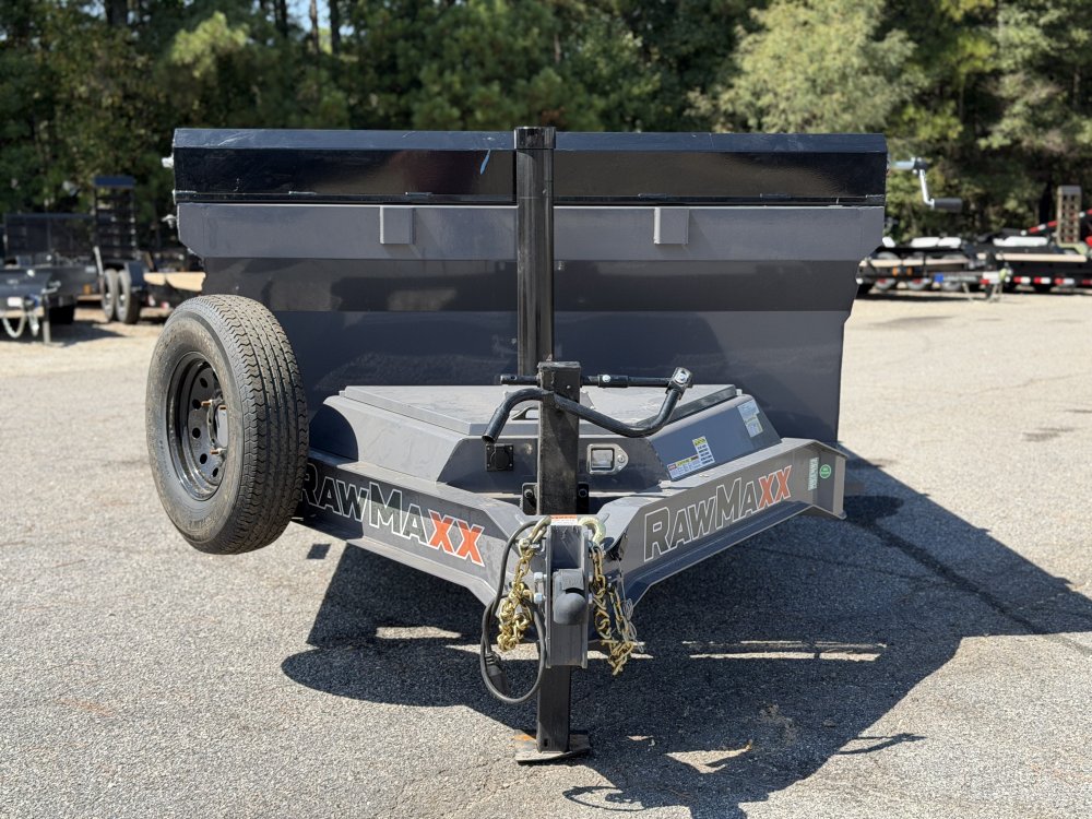 2027 RawMaxx GDX KNIGHT 83X16 HIGH SIDE TELESCOPIC CYLINDER 14K GVWR Dump Trailer