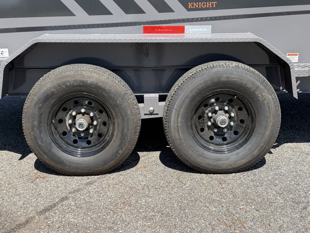2027 RawMaxx GDX KNIGHT 83X16 HIGH SIDE TELESCOPIC CYLINDER 14K GVWR Dump Trailer