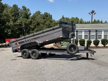 2027 RawMaxx GDX KNIGHT 83X16 HIGH SIDE TELESCOPIC CYLINDER 14K GVWR Dump Trailer