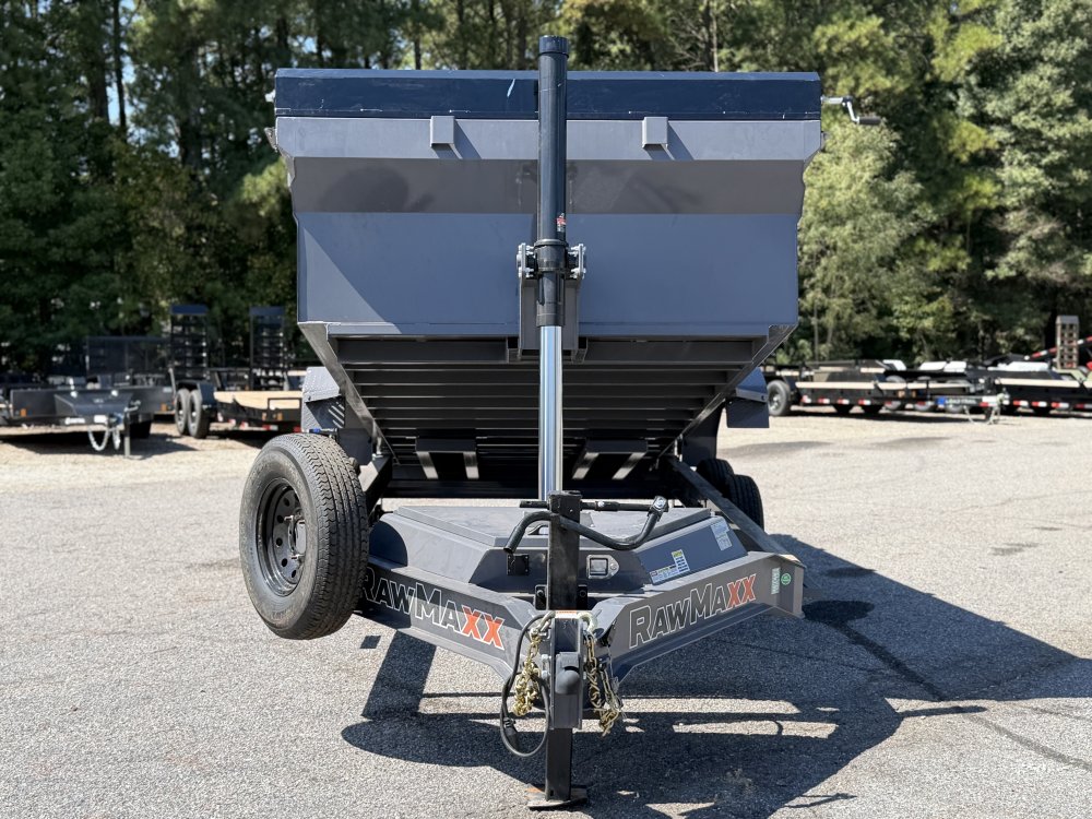 2027 RawMaxx GDX KNIGHT 83X16 HIGH SIDE TELESCOPIC CYLINDER 14K GVWR Dump Trailer