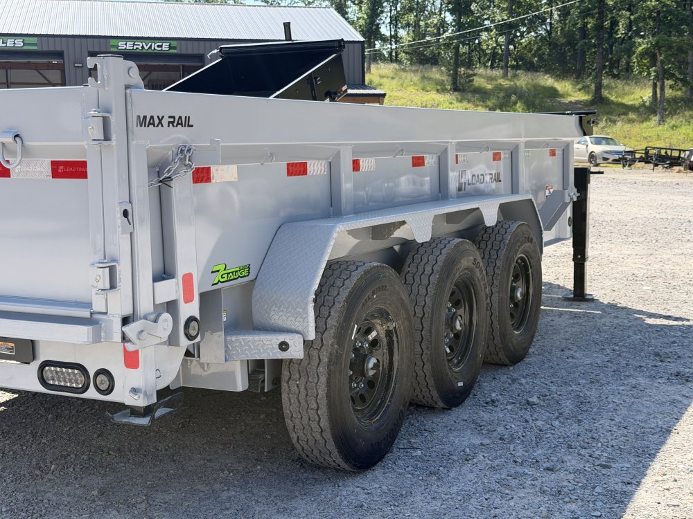 2026 Load Trail DL 83X16 21K GVWR 14 PLY TIRES 7 GAUGE FLOOR SCISSOR HOIST Dump Trailer