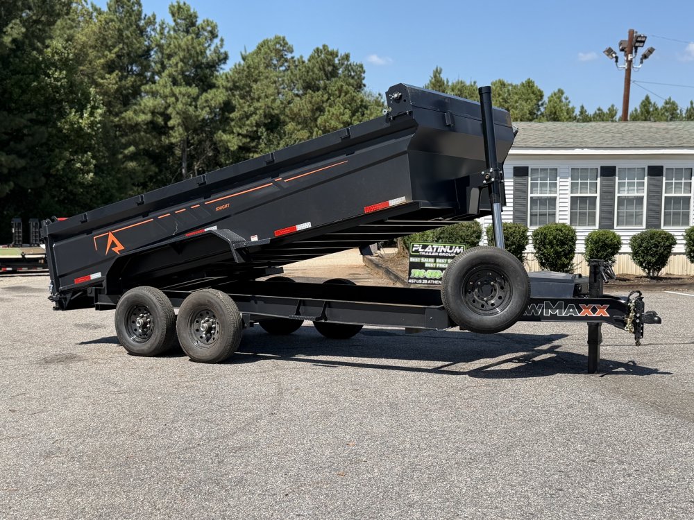 2027 RawMaxx GDX KNIGHT 83X16 HIGH SIDE TELESCOPIC CYLINDER 14K GVWR Dump Trailer