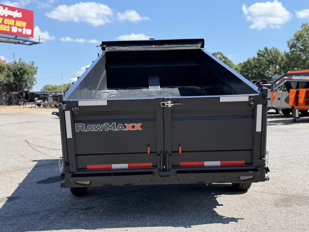 2027 RawMaxx GDX KNIGHT 83X16 HIGH SIDE TELESCOPIC CYLINDER 14K GVWR Dump Trailer