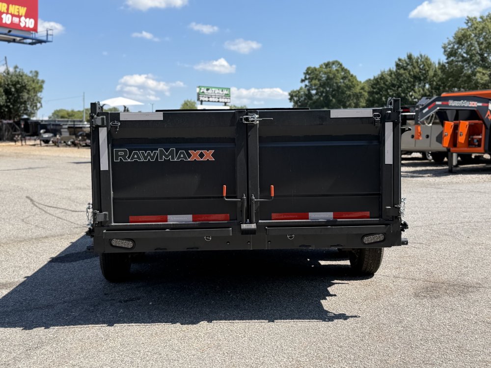 2027 RawMaxx GDX KNIGHT 83X16 HIGH SIDE TELESCOPIC CYLINDER 14K GVWR Dump Trailer