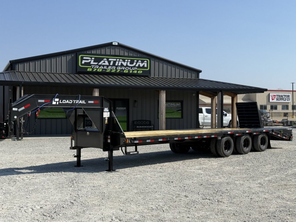 2027 Load Trail GP 102X32 GOOSENECK TRIPLE AXLE W/14 PLYS AND MAX RAMPS 30K GVWR Flatbed Trailer